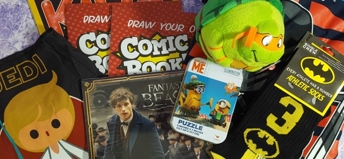 Nerd Block Jr. Boys Subscription Box Review & Coupon – November 2016