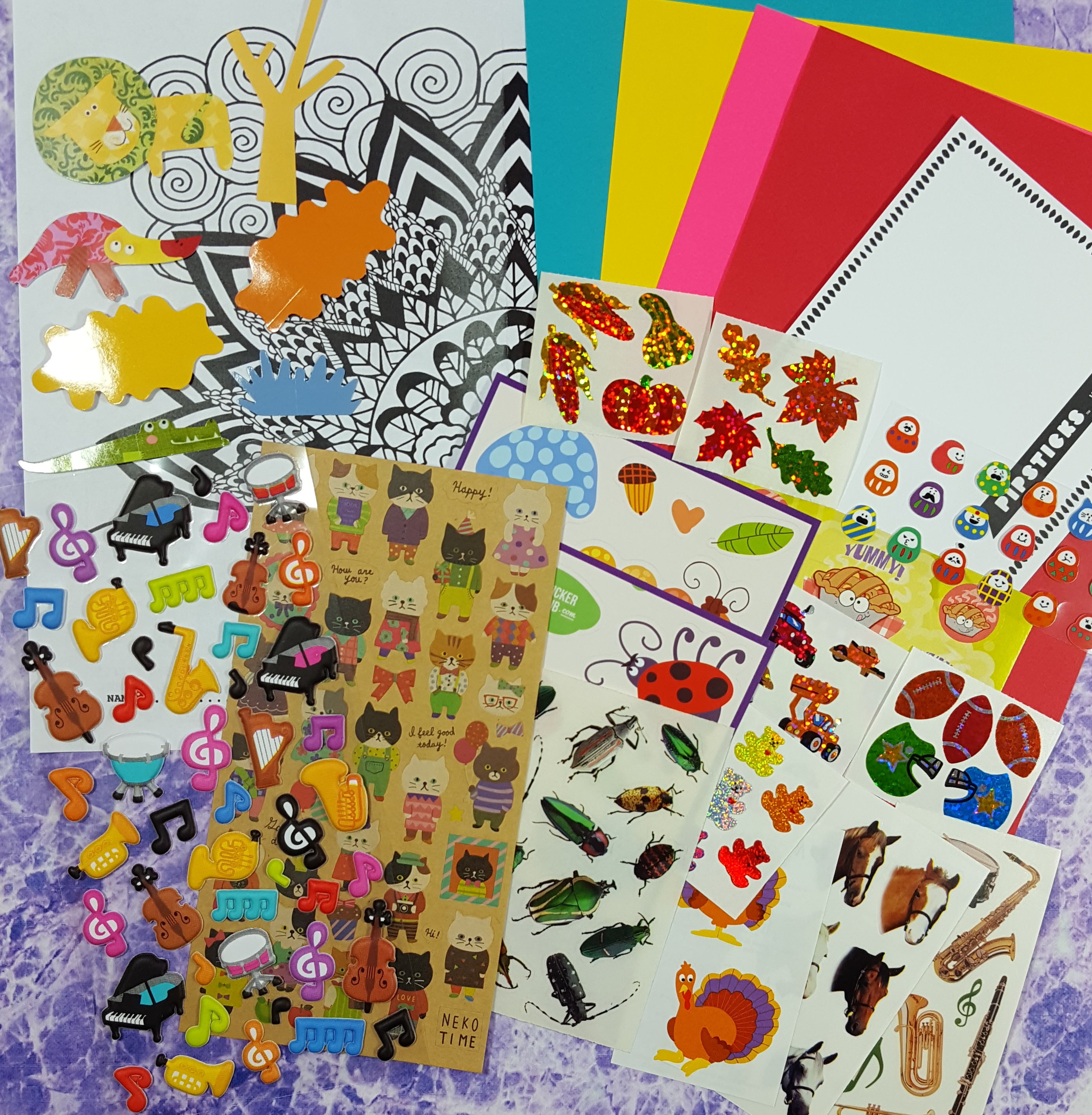 Pipsticks November 2016 Kids Club Sticker Subscription Review & Coupon ...