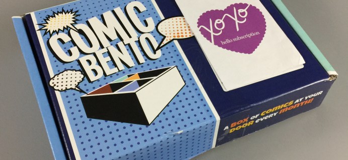 Comic Bento Febuary 2017 Subscription Box Review & Coupon