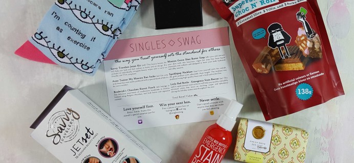SinglesSwag Subscription Box Review & Coupon – December 2016