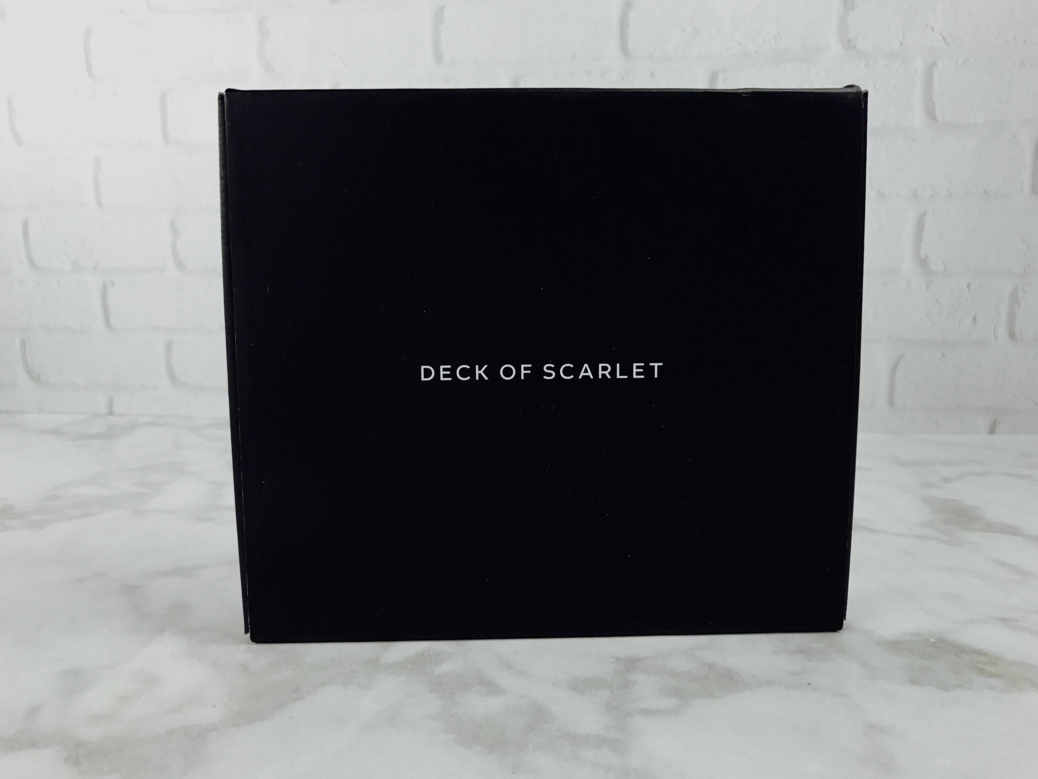 Deck of Scarlet December 2016 Subscription Box Review - Hello Subscription