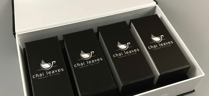 Chai Leaves Premier Tea Club December 2016 Subscription Box Review + Coupon
