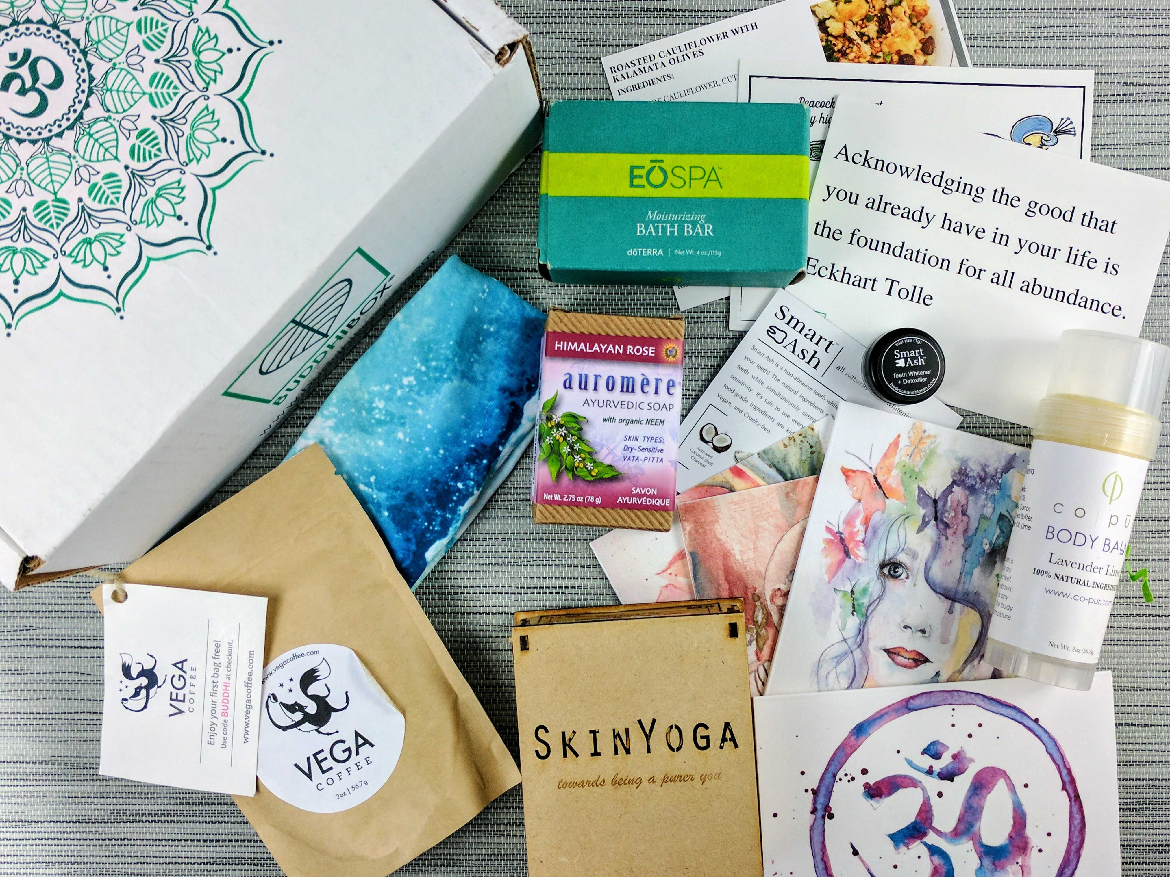 BuddhiBox Yoga Subscription Box Review + Coupon November 2016 Hello