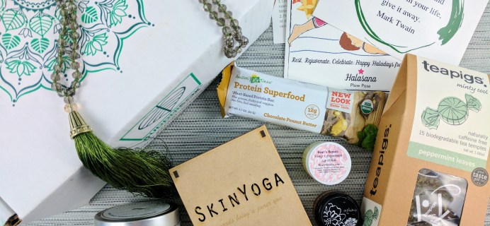 BuddhiBox Yoga Subscription Box Review + Coupon – December 2016