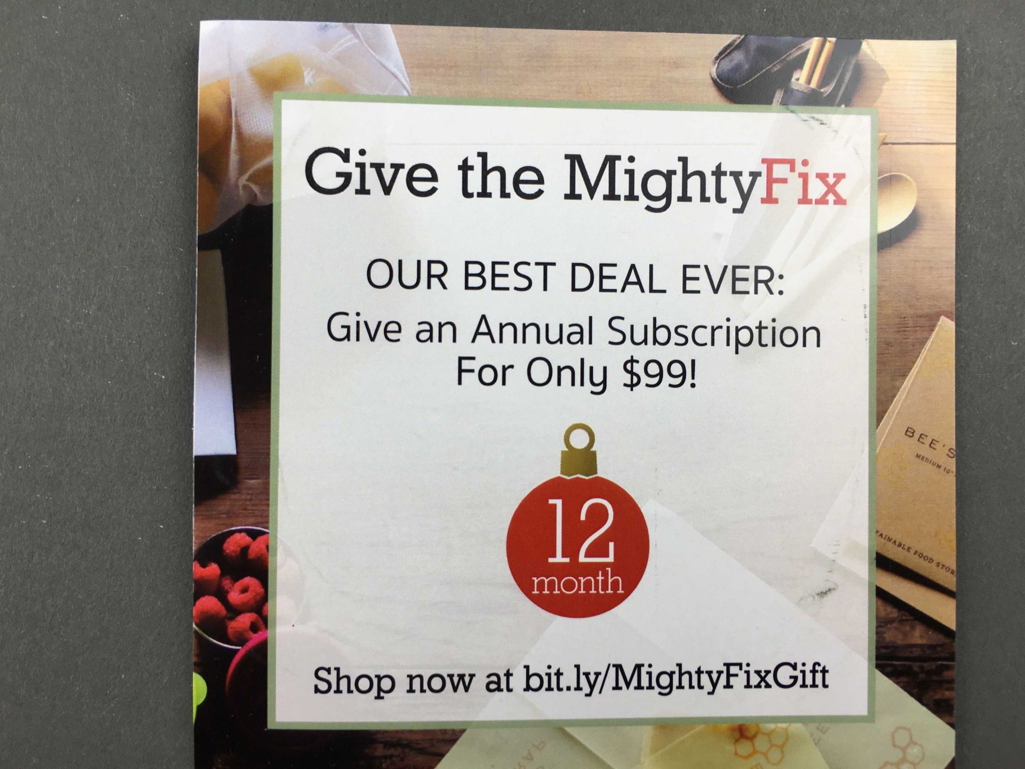 Mighty Fix December 2016 Subscription Box Review + Coupon Hello