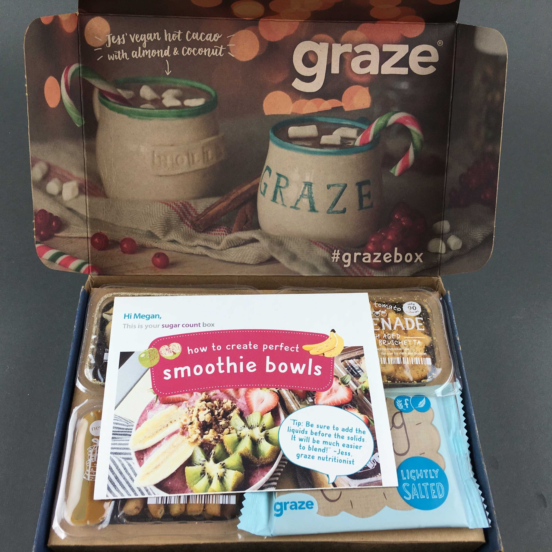 Graze Sugar Count Review & Free Box Coupon January 2016 Hello
