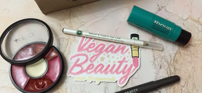 Vegan Cuts Makeup Box Winter 2016 Subscription Box Review