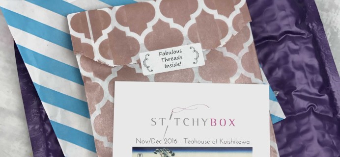Stitchy Box November-December 2016 Subscription Box Review & Coupon