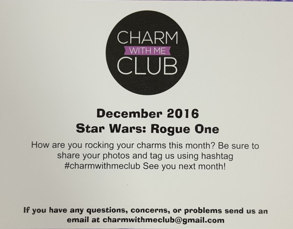 Charm With Me Club December 2016 Subscription Box Review + Coupon - hello subscription