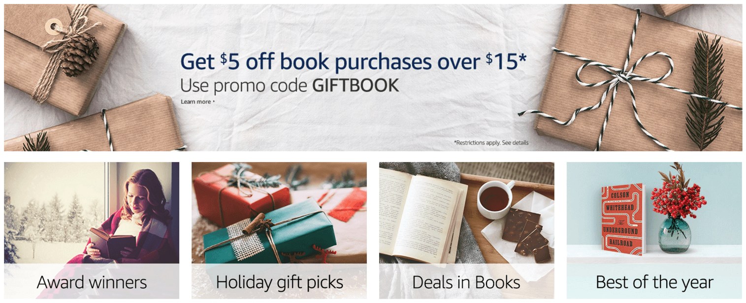 Amazon Deal 5 Off Any Book Purchase 15+! Hello Subscription