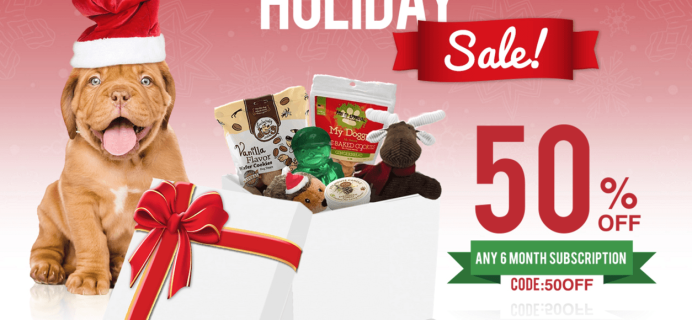 Pooch Perks Holiday Sale: Save 50% Off 6 Month Subscriptions!
