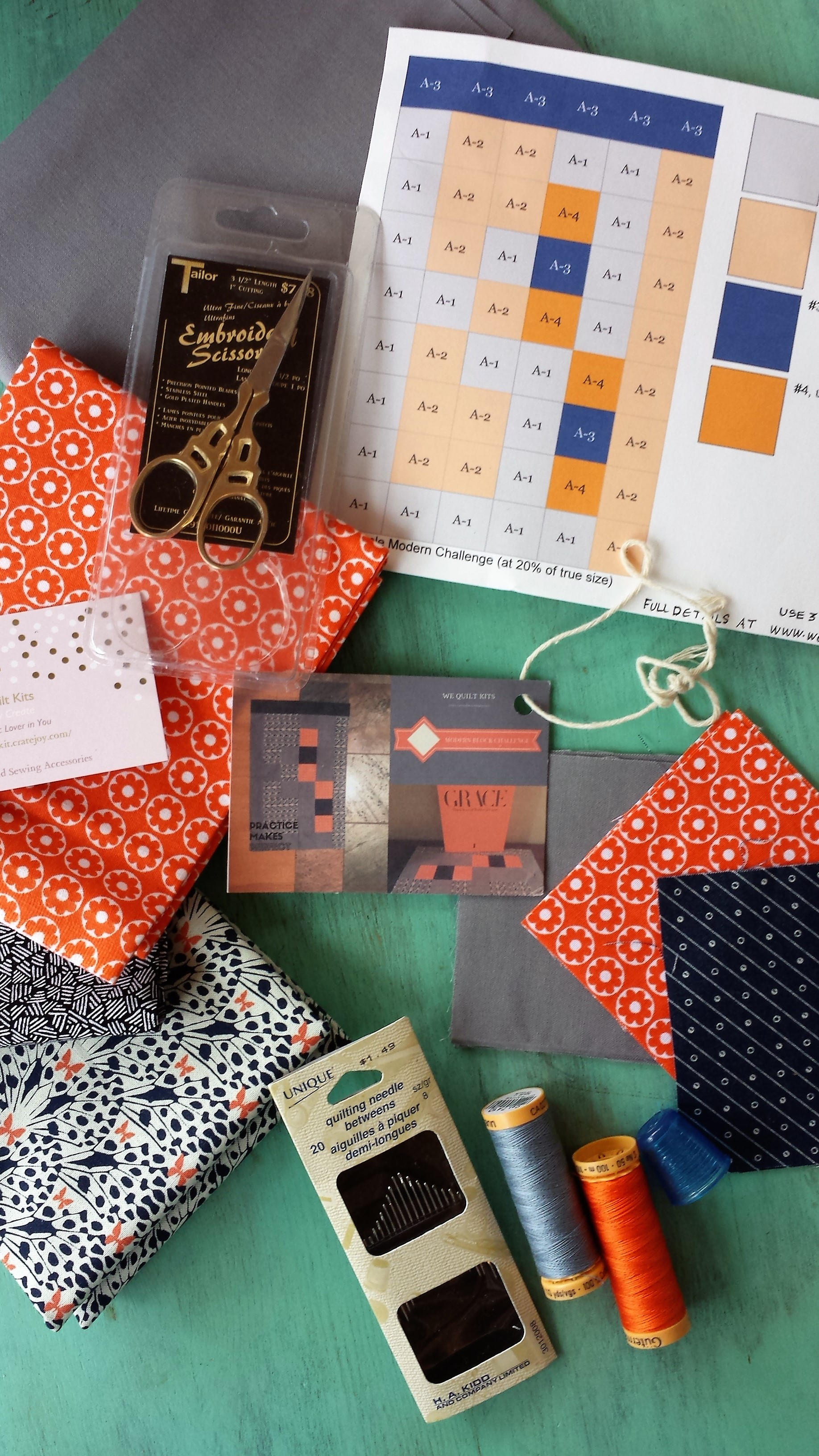 We Quilt Kit Mini Subscription Box Review & Coupon December 2016