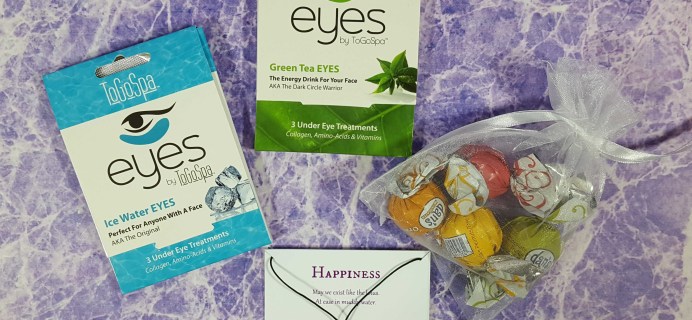 ToGoSpa Society December 2016 Mini Subscription Box Review & Coupon