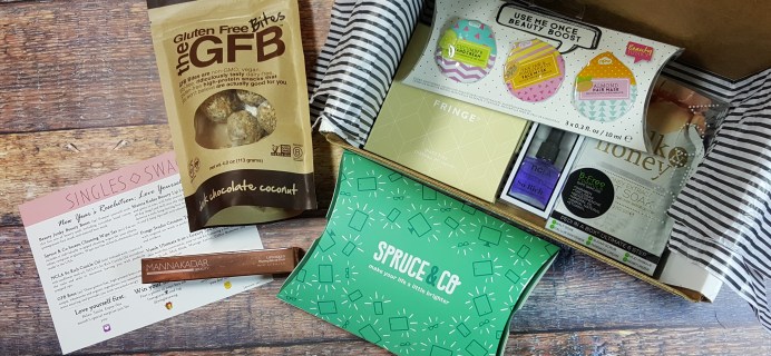 SinglesSwag Subscription Box Review & Coupon – January 2017