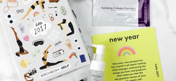 Birchbox January 2017 Review + Coupon – Your Greatest Self Curated Box