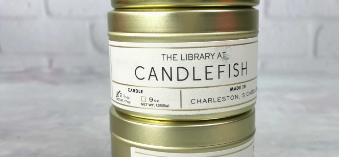 The Library Box by Candlefish January 2017 Subscription Box Review