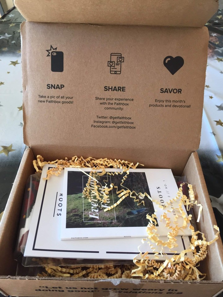 FaithBox January 2017 Subscription Box Review + Coupon - Hello Subscription