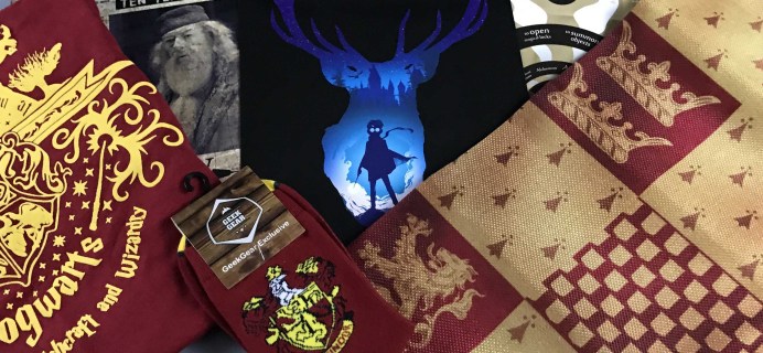 Geek Gear World of Wizardry January 2017 Subscription Box Review