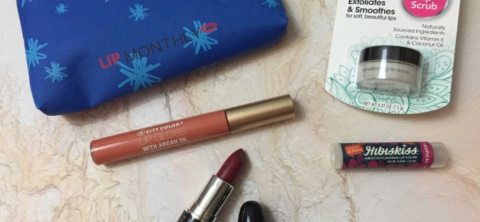 Lip Monthly December 2016 Subscription Box Review & Coupon