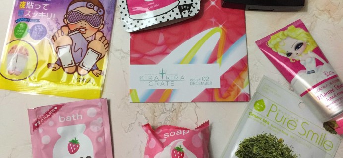 Kira Kira Crate December 2016 Subscription Box Review + Coupon!