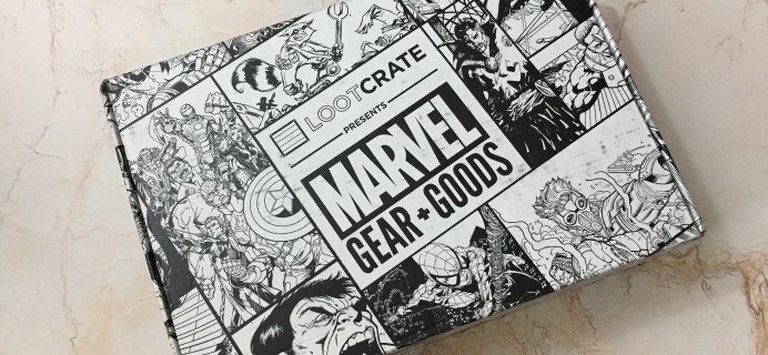 Marvel Gear + Goods January 2017 Subscription Box Review + Coupon!