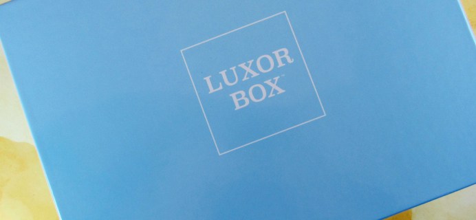 Luxor Box Subscription Box Review – January 2017