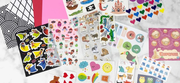 Stickermom January 2017 Subscription Box Review + Coupon