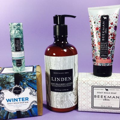 Beekman 1802 Beauty Box Subscription Box Review – Winter 2017