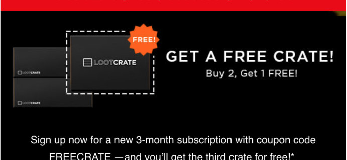 LAST DAY! Loot Crate Buy 2 Get 1 FREE Deal + Full January Spoilers!