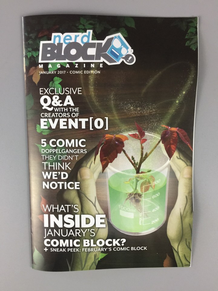 Comic Block Subscription Box Review & Coupon January 2017 Hello