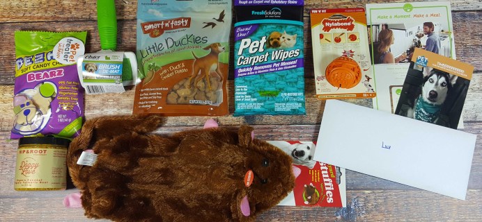 Pet Treater Dog Subscription Box Review + Coupon – January 2017