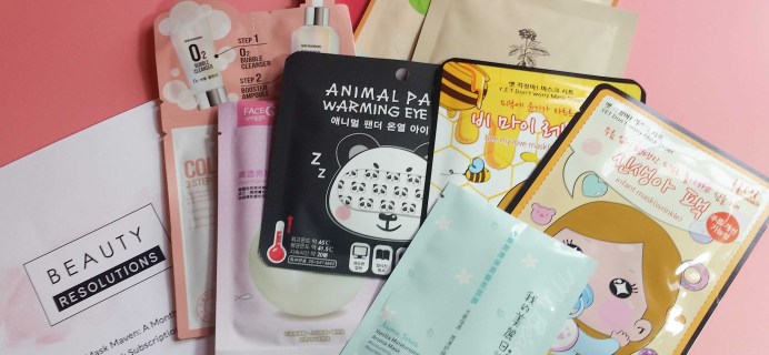 Beauteque Mask Maven January 2017 Subscription Box Review + Coupon