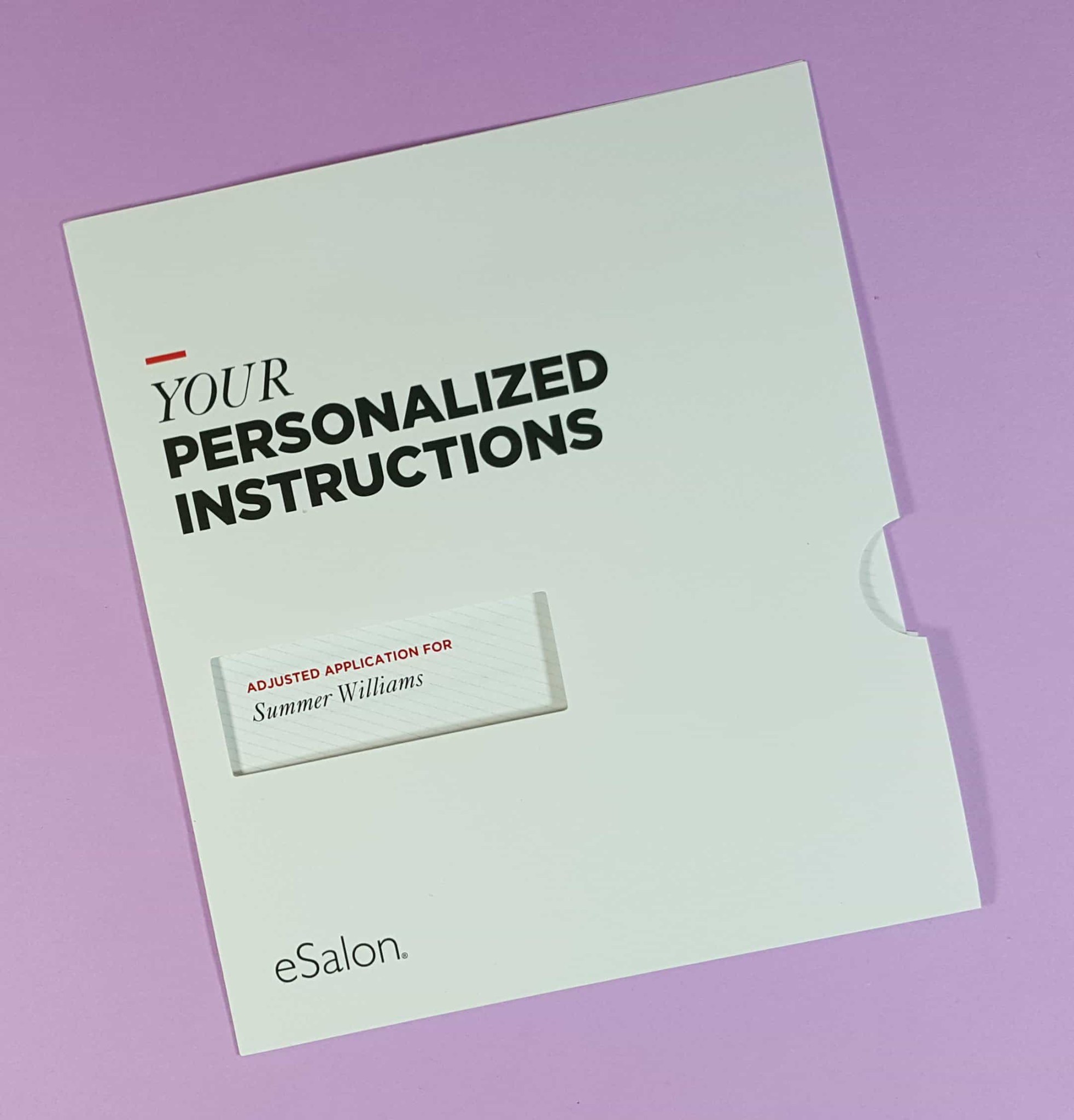 eSalon Custom Color Subscription Box Review & Coupon - January 2017 ...