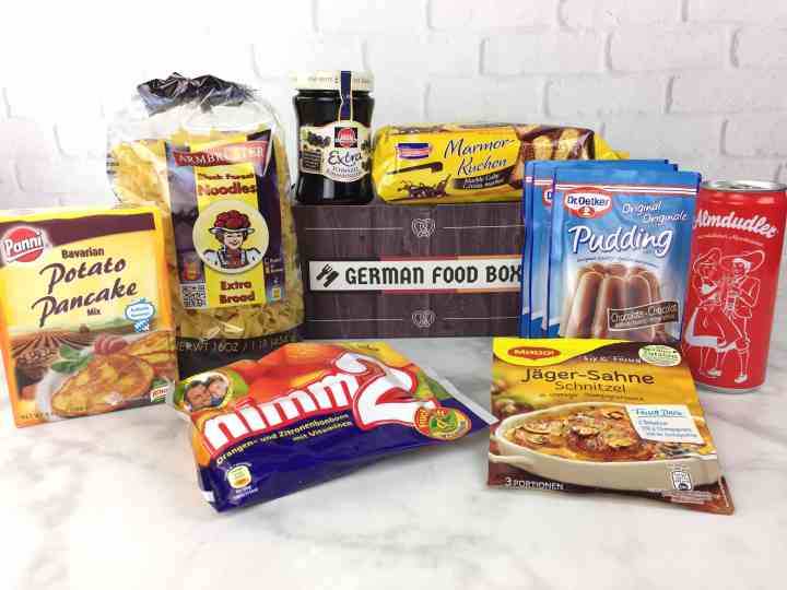 German Food Box February 2017 Subscription Box Review Hello Subscription