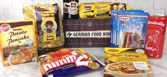 German Food Box February 2017 Subscription Box Review