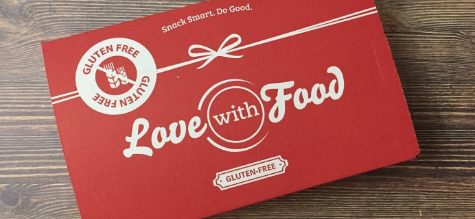 Love With Food Gluten-Free February 2017 Subscription Box Review + Coupon