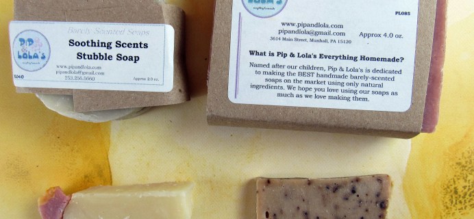Pip & Lola’s Everything Homemade Soapy Subscription Box Review + Coupon – February 2017