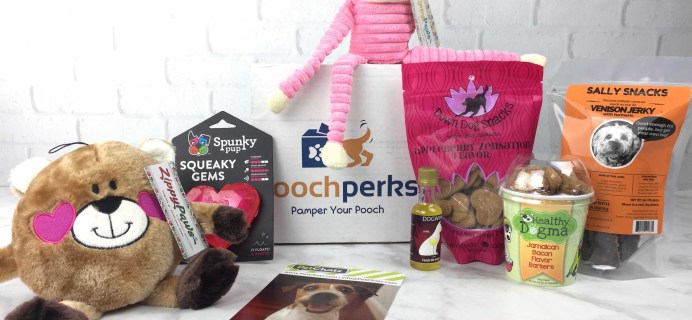 Pooch Perks February 2017 Subscription Box Review + Coupon!
