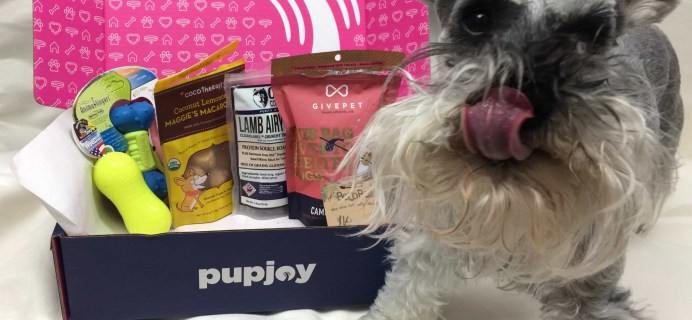 PupJoy February 2017 Subscription Box Review + Coupon