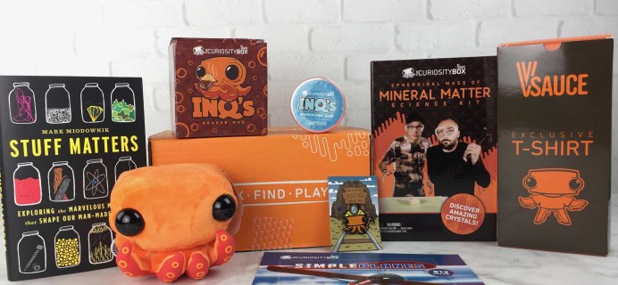 The Curiosity Box by VSauce Subscription Box Review – Winter 2016