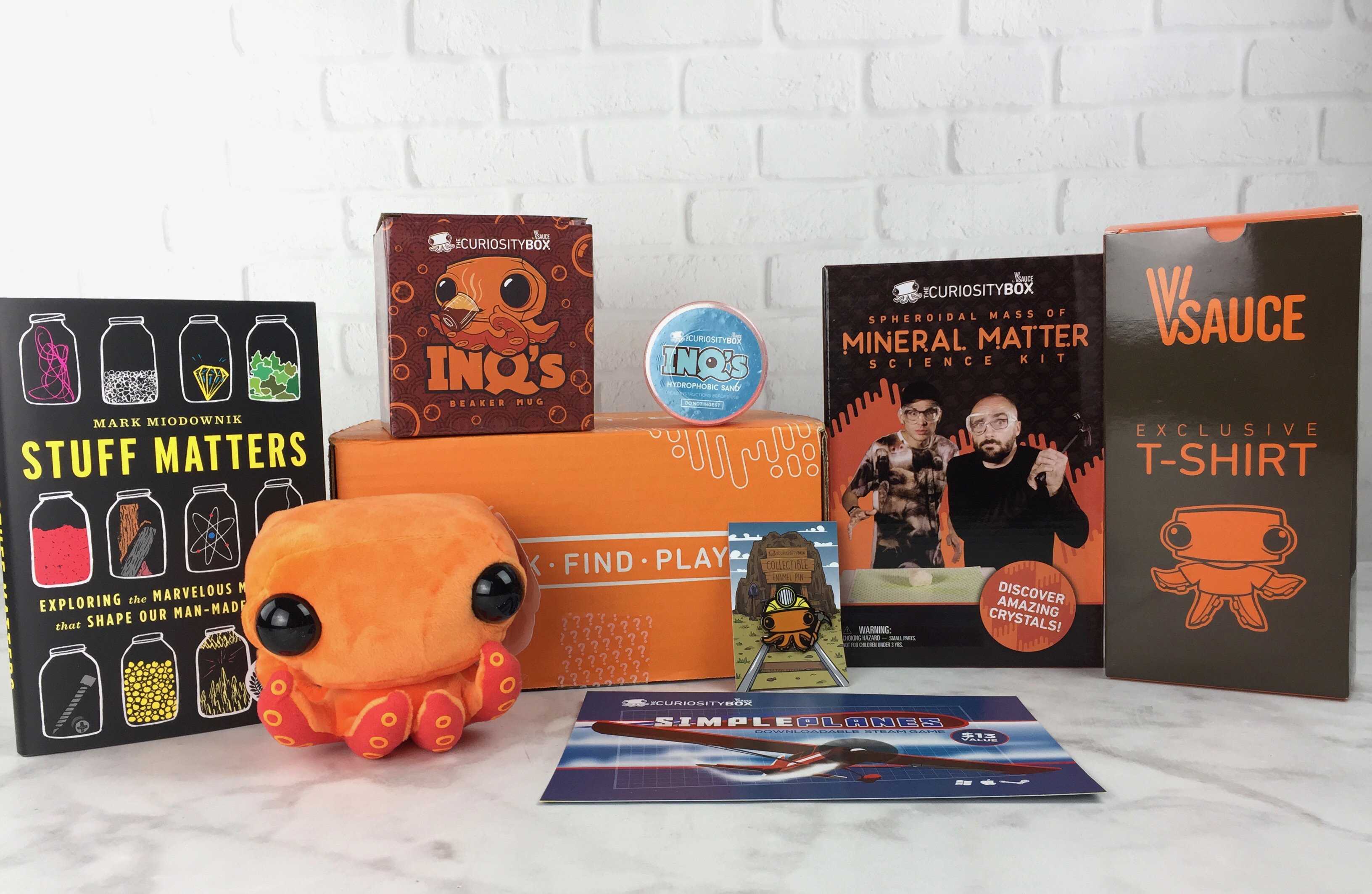 The Curiosity Box By VSauce Subscription Box Review Winter 2016 The Curiosity Box By VSauce Subscription Box Review Winter 2016