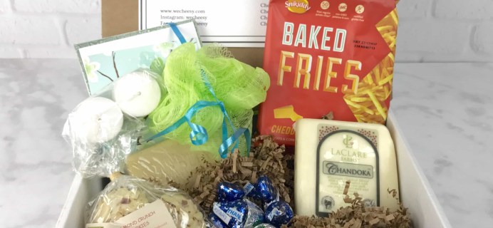 We Cheesy February 2017 Subscription Box Review
