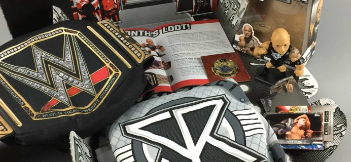 WWE Slam Crate February 2017 Review + Coupons