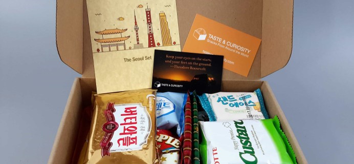 Taste & Curiosity February 2017 Subscription Box Review + Coupon – Korea Box