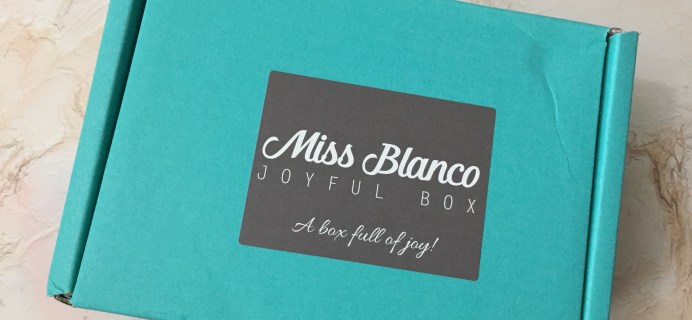Miss Blanco Joyful Box February 2017 Subscription Box Review + Coupon