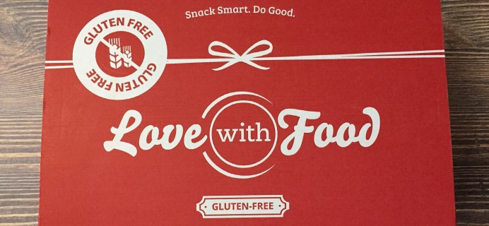 Love With Food Gluten-Free March 2017 Subscription Box Review + Coupon