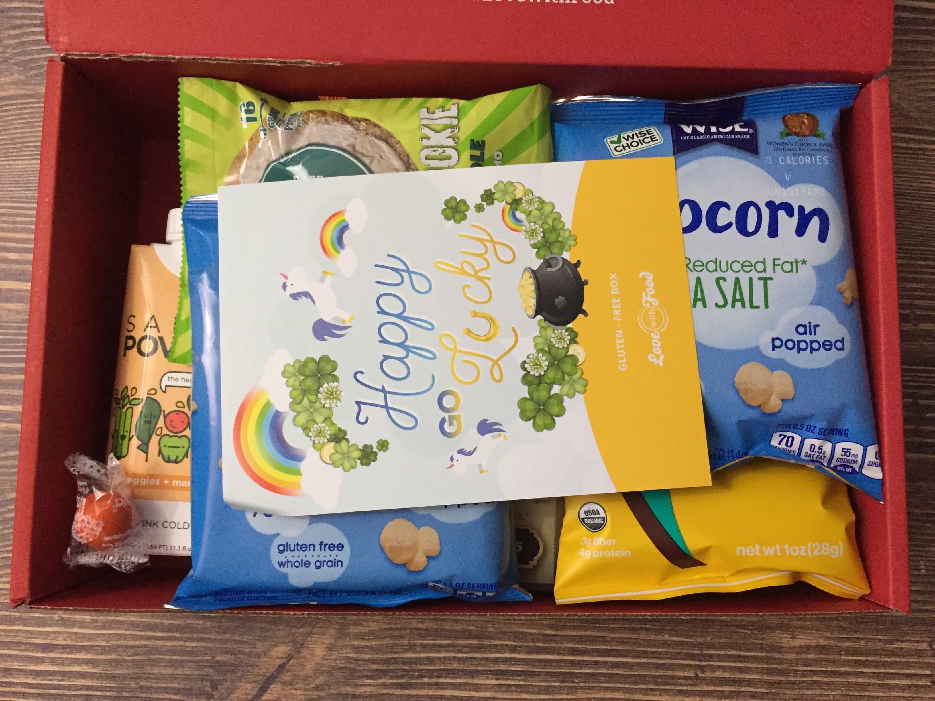 Love With Food GlutenFree March 2017 Subscription Box Review + Coupon