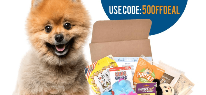 Last Call: Pooch Perks Second Anniversary Sale: 50% Off First Box!