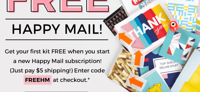 A Beautiful Mess Happy Mail Free Box Offer – $5 With First Month!