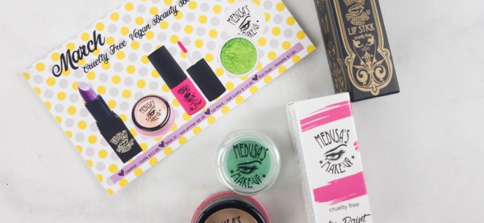Medusa’s Make-Up Beauty Box Subscription Box Review – March 2017